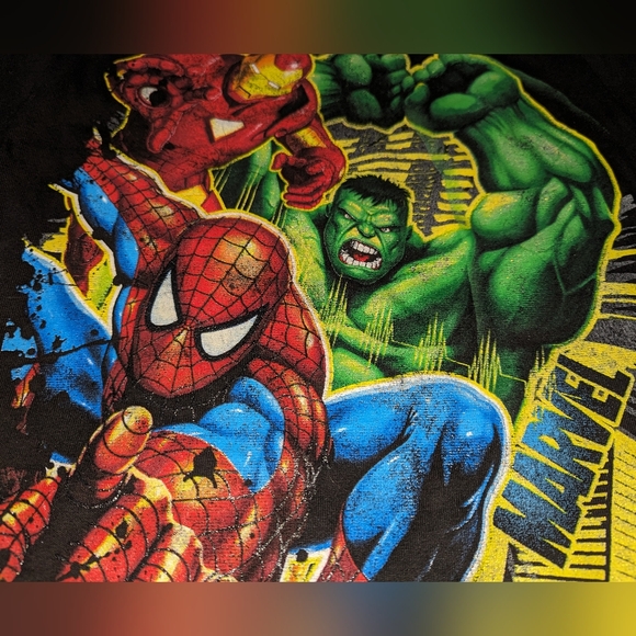 2/$30. Marvel black t-shirt. Brand new. - Picture 2 of 3
